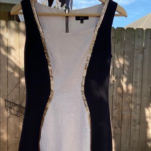 JAK Black and cream dress. FINAL PRICE!!